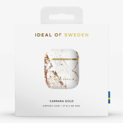 AirPods / AirPods 2 iDeal of Sweden Suojus, Carrara Gold