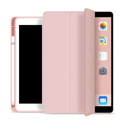 Apple iPad 10,2" (2019-2021) Goospery Flip Suojakotelo, Vaaleanpunainen