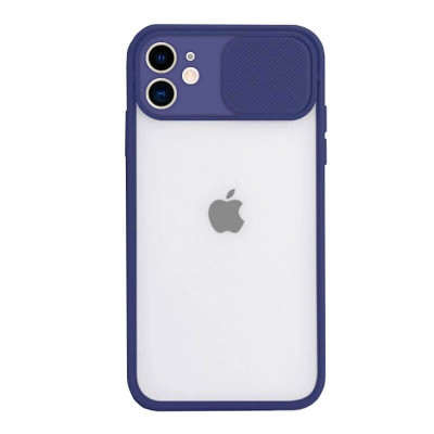 Apple iPhone 11 Cam Cover Suojakuori, Sininen