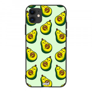Apple iPhone 11 Inkit Suojakuori, Happy Avocado