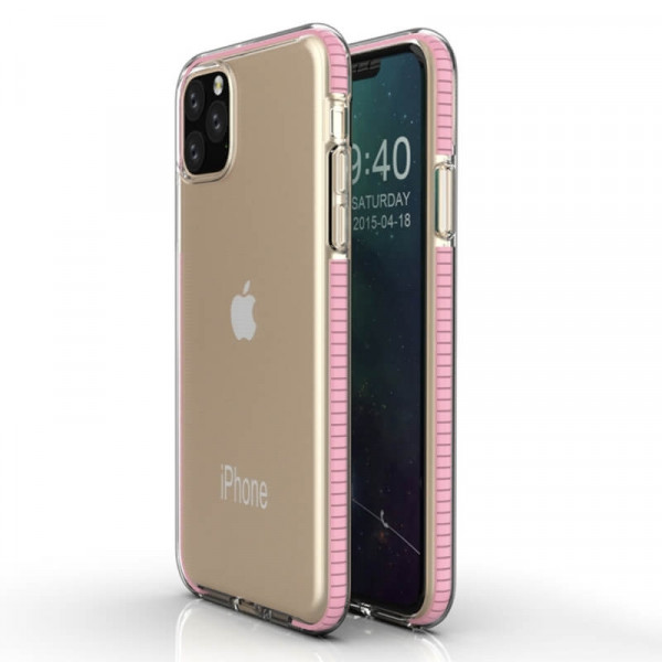 Apple iPhone 11 Pro Flex Suojakuori, Vaaleanpunainen