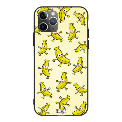 Apple iPhone 11 Pro Inkit Suojakuori, Happy Bananas