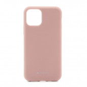 Apple iPhone 11 Pro Max Goospery Silicone Suojakuori, Vaaleanpunainen