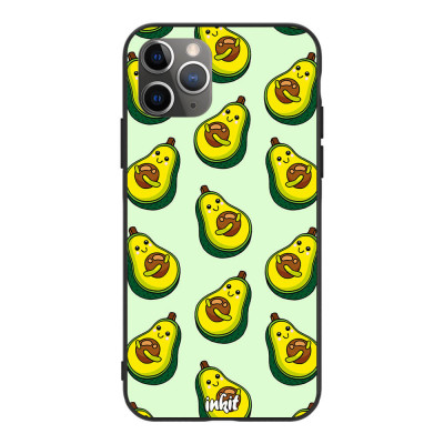 Apple iPhone 11 Pro Max Inkit Suojakuori, Happy Avocado