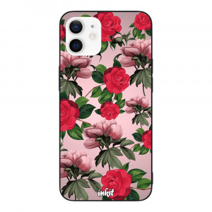Apple iPhone 12 Mini Inkit Suojakuori, Roses