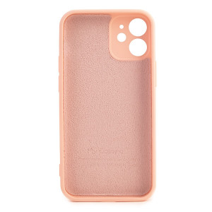 Apple iPhone 12 Mini Liquid Silicone Suojakuori, Vaaleanpunainen
