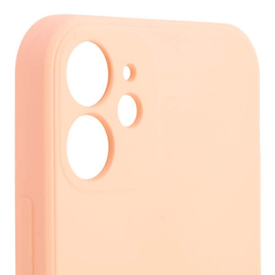Apple iPhone 12 Mini Liquid Silicone Suojakuori, Vaaleanpunainen