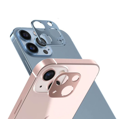 Apple iPhone 13 / 13 Mini Hofi Metal Styling Takakameran Suojus, Musta