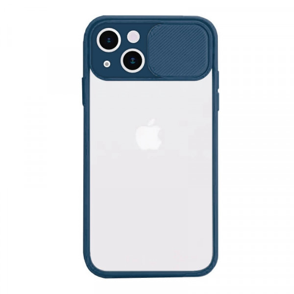 Apple iPhone 13 Cam Cover Suojakuori, Sininen