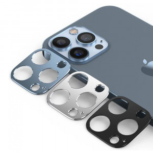 Apple iPhone 13 Pro / 13 Pro Max Hofi Metal Styling Takakameran Suojus, Musta