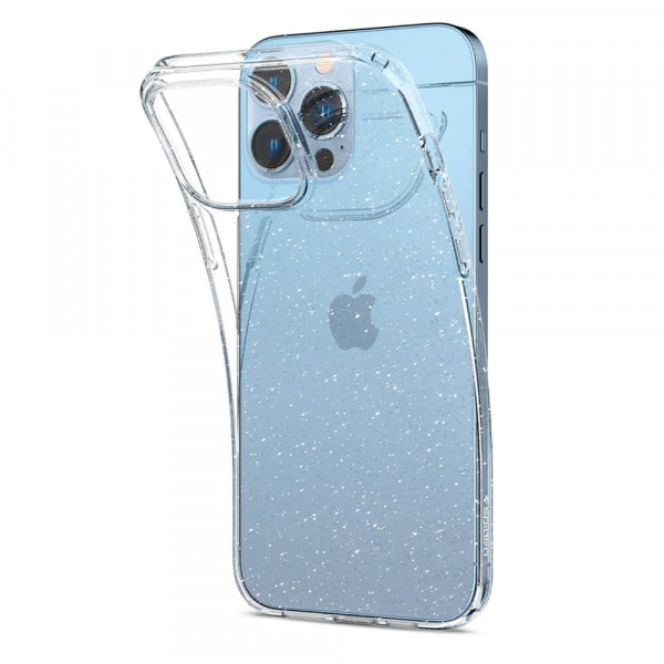 Apple iPhone 13 Pro Max Spigen Liquid Crystal Glitter Suojakuori, Kirkas