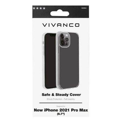 Apple iPhone 13 Pro Max Vivanco Safe & Steady Suojakuori, Kirkas