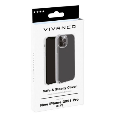 Apple iPhone 13 Pro Vivanco Safe & Steady Suojakuori, Kirkas