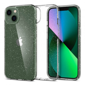 Apple iPhone 13 Spigen Liquid Crystal Glitter Suojakuori, Kirkas