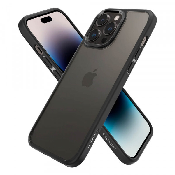 Apple iPhone 14 Pro Max Spigen Ultra Hybrid Suojakuori, Musta