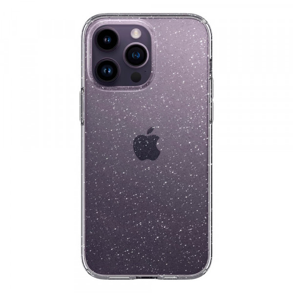 Apple iPhone 14 Pro Spigen Liquid Crystal Glitter Suojakuori, Kirkas