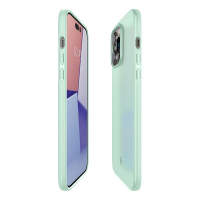 Apple iPhone 14 Pro Spigen Thin Fit Suojakuori, Mintunvihreä
