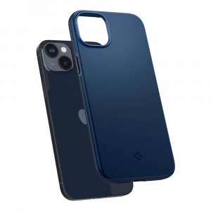 Apple iPhone 14 Spigen Thin Fit Suojakuori, Sininen