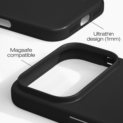 Apple iPhone 17 Pro / 18 Pro iDeal of Sweden Slim MagSafe Suojakuori, Musta