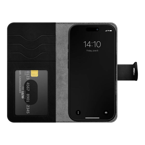 Apple iPhone 17 Pro / 18 Pro iDeal of Sweden Magnet Wallet+ MagSafe Suojakotelo, Musta