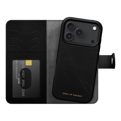 Apple iPhone 17 Pro / 18 Pro iDeal of Sweden Magnet Wallet+ MagSafe Suojakotelo, Musta
