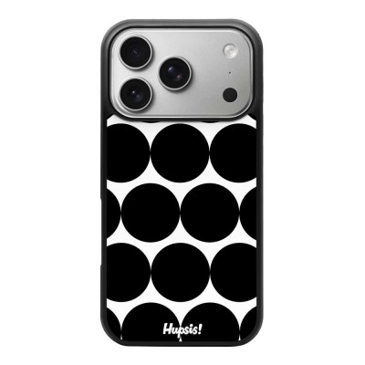 Apple iPhone 18 Pro Hupsis Kuosi Suojakuori, Mustat Pallerot