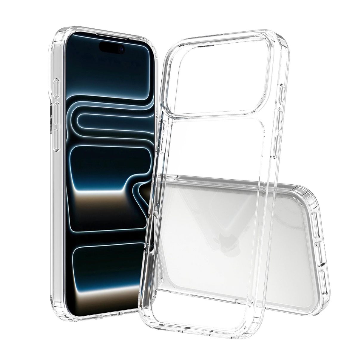 Apple iPhone 17 Pro Max / 18 Pro Max Screenor Bumper Suojakuori, Kirkas