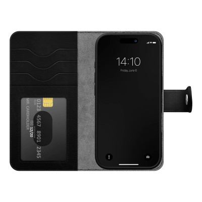Apple iPhone 17 Pro Max / 18 Pro Max iDeal of Sweden Magnet Wallet+ MagSafe Suojakotelo, Musta