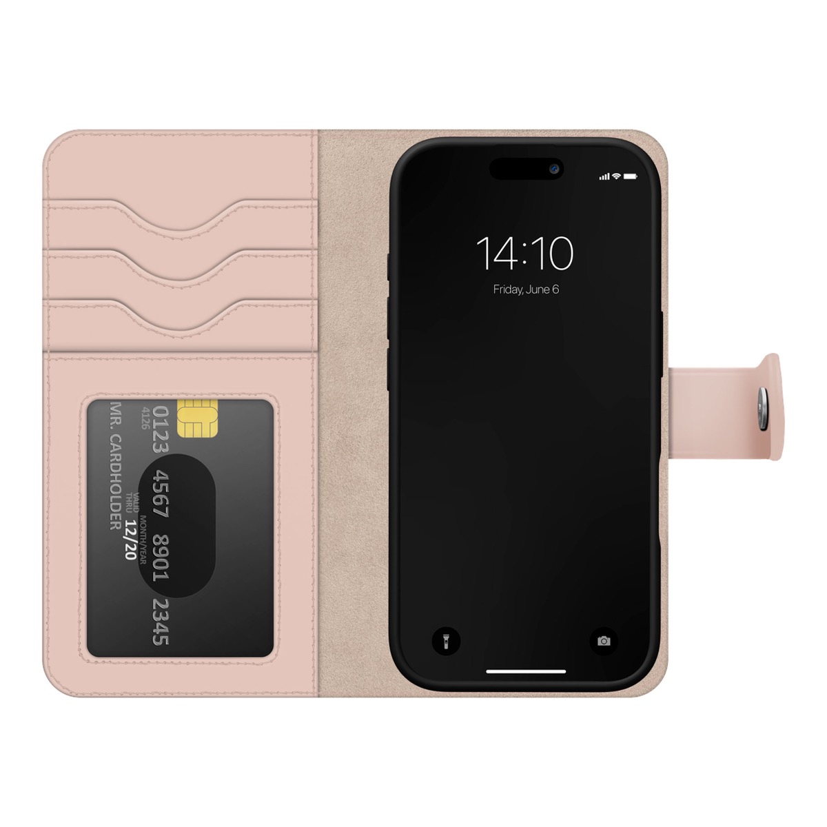 Apple iPhone 17 Pro Max / 18 Pro Max iDeal of Sweden Magnet Wallet+ MagSafe Suojakotelo, Pinkki