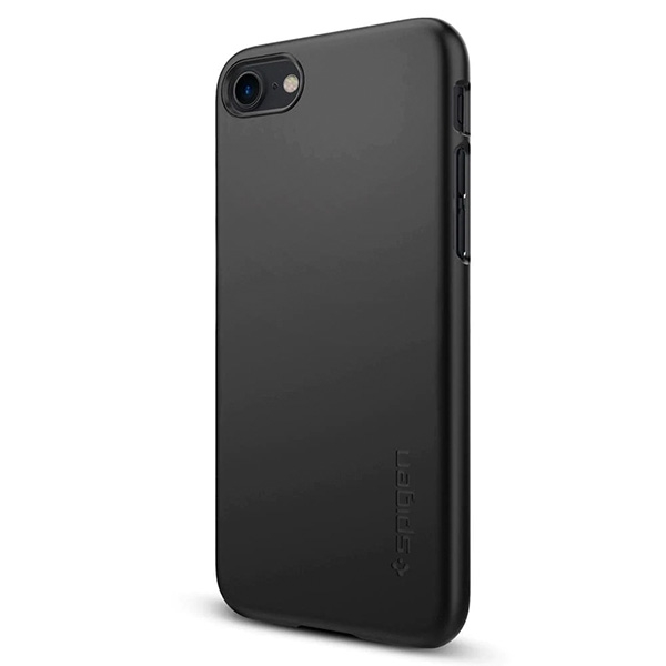 Apple iPhone 7 / 8 / SE (2020/2022) Spigen Thin Fit Suojakuori, Musta