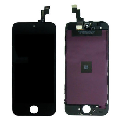Apple iPhone SE näyttö rungolla ja työkalut, Musta