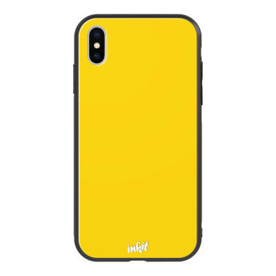 Apple iPhone X / XS Inkit Suojakuori, One Color Yellow