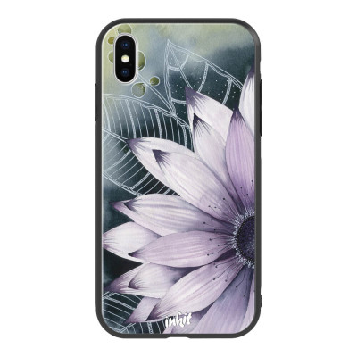 Apple iPhone X / XS Inkit Suojakuori, Purple Lotus
