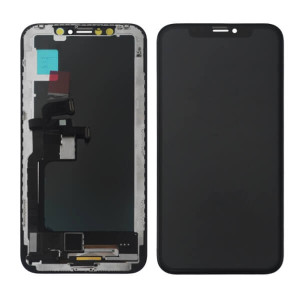 Apple iPhone X näyttö (OLED) rungolla ja työkalut, Musta