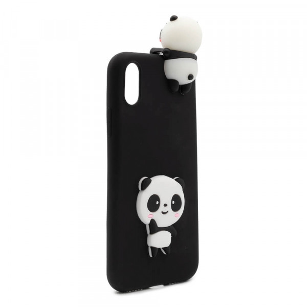 Apple iPhone X / XS 3D Suojakuori, Panda