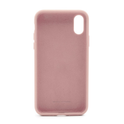 Apple iPhone X / XS Goospery Silicone Suojakuori, Vaaleanpunainen