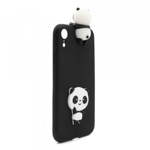 Apple iPhone XR 3D Suojakuori, Panda