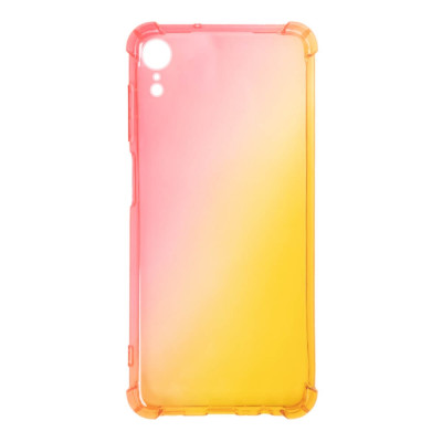 Apple iPhone XR Gradient Suojakuori, Pinkki – Kulta