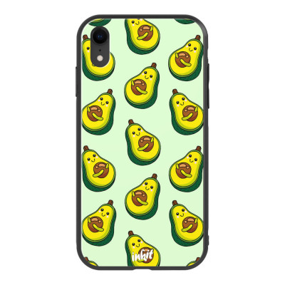 Apple iPhone XR Inkit Suojakuori, Happy Avocado