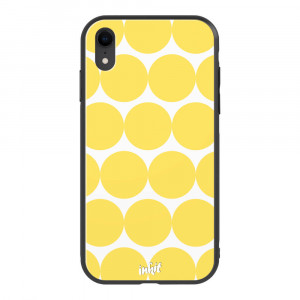 Apple iPhone XR Inkit Suojakuori, Yellow Balls