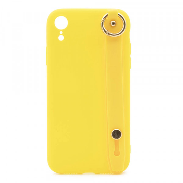 Apple iPhone XR Otenauhallinen Suojakuori, Keltainen
