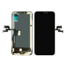 Apple iPhone XS näyttö (OLED) rungolla ja työkalut, Musta