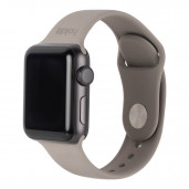 Apple Watch 38 / 40 / 41mm holdit Silikoniranneke, Beige