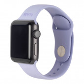 Apple Watch 38 / 40 / 41mm holdit Silikoniranneke, Violetti
