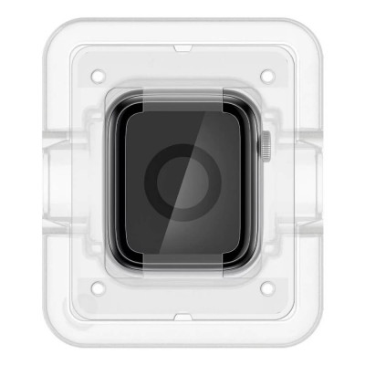 Apple Watch 4-6 / SE (1-2 Gen) (44mm) Spigen Proflex EZ FIT Näytönsuoja asennuskehyksellä (2kpl)