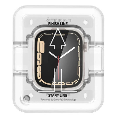 Apple Watch 7 / 8 (41mm) Spigen Proflex EZ FIT Näytönsuoja asennuskehyksellä (2kpl)
