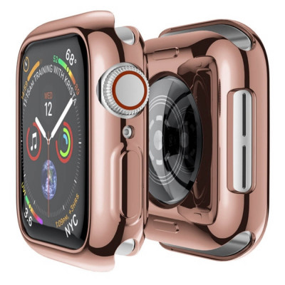 Apple Watch 7-9 (41mm) TPU Suojakuori, Ruusukulta