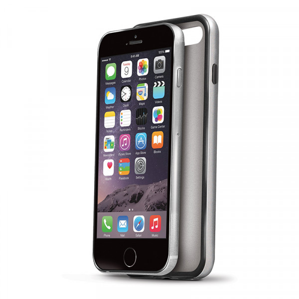 Celly Apple iPhone 6 / 6s Bumper Cover Suojakuori, Valkoinen