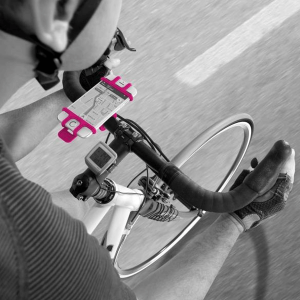 Celly Bike Holder Universaali Pyöräteline, Pinkki