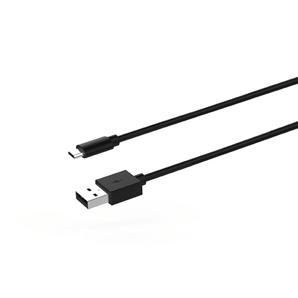 Essentials 2.4A Autolaturi Micro-USB, Musta